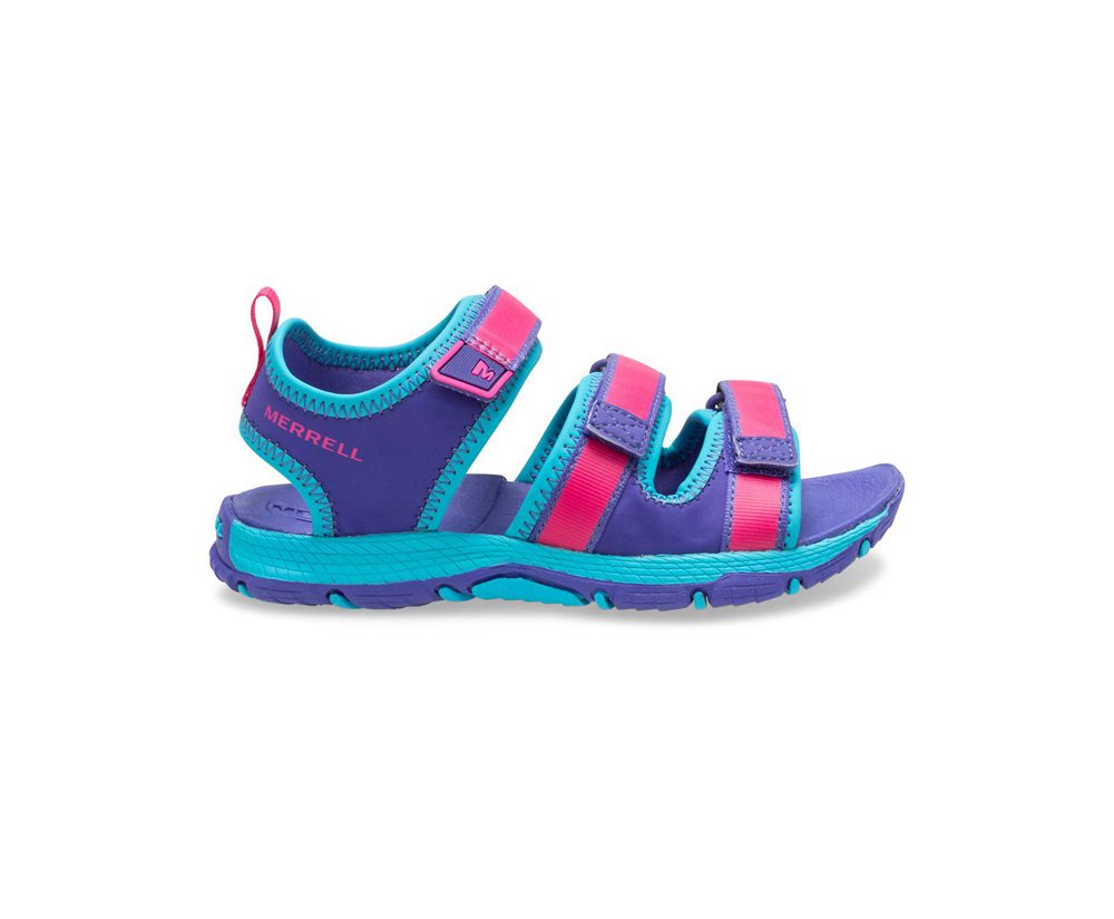 Merrell Sandals Purple/Pink - Hydro Moc Creek - Kids 42YCAQGNK